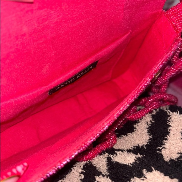 Magenta Beaded Purse - Picture 6 of 7